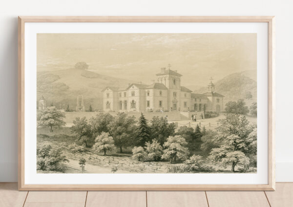 Errwood Hall sketch c.1845