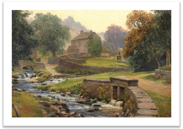 Goyt's Bridge in oils - Image 2