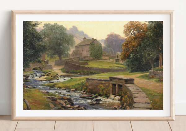 Goyt's Bridge in oils