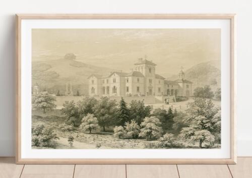 Errwood Hall sketch c.1845